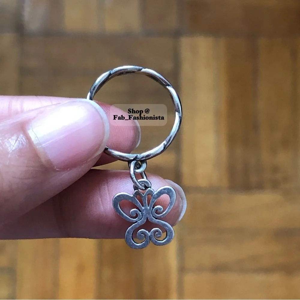 James Avery sterling silver charm ring retired